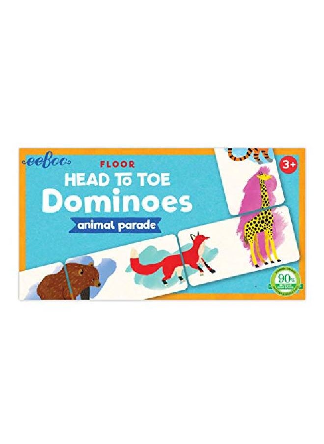 eeboo Animal Parade Head To Toe Dominoes  - Image 2