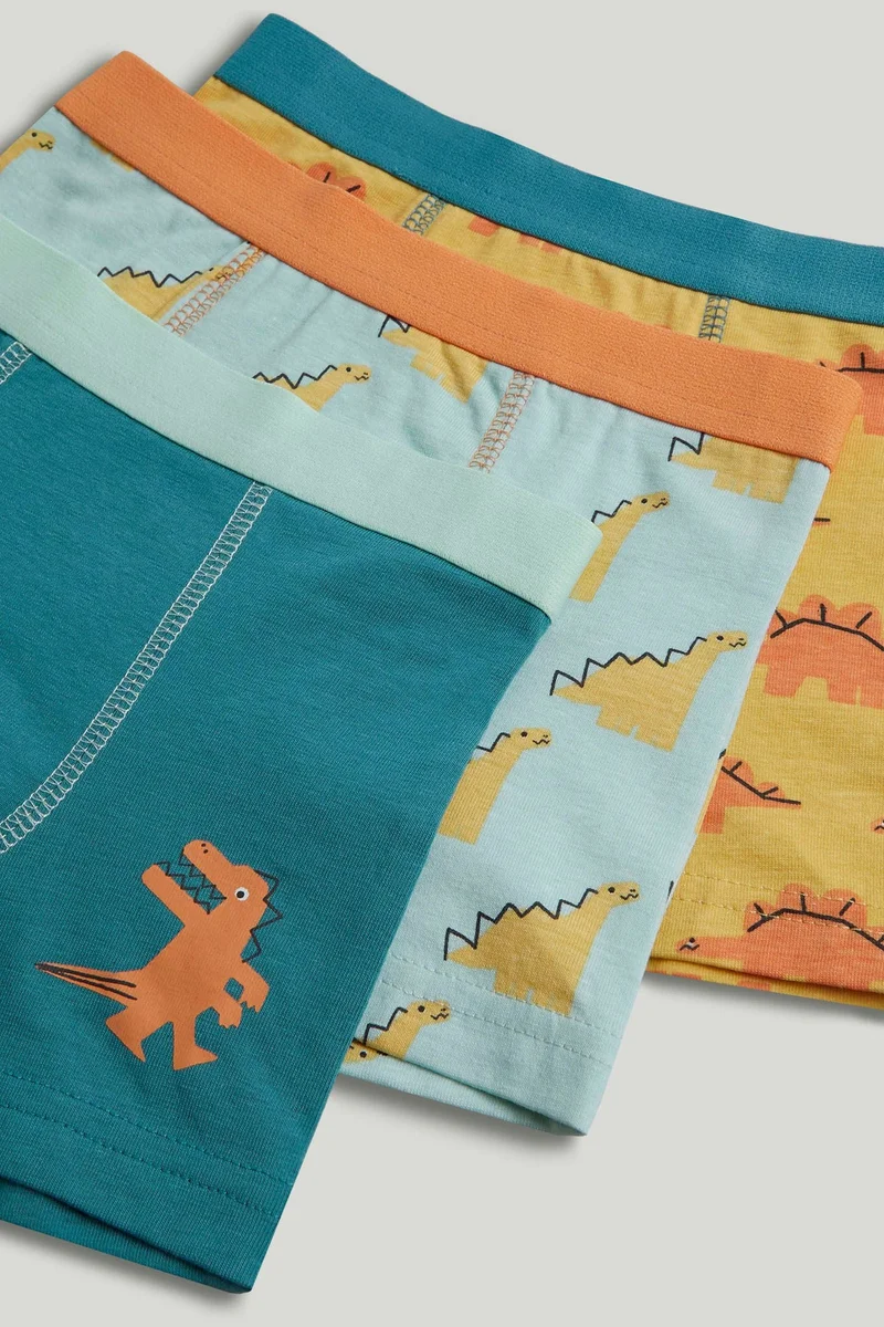 mothercare 3 Pack Dinosaur Trunk Briefs