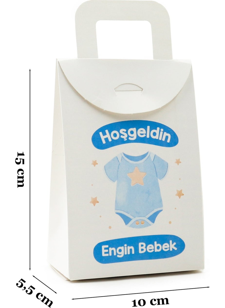 Repro Design 10X15 cm Personalizable Welcome Baby Themed 10 Piece Gift Box Model-4  - Image 3