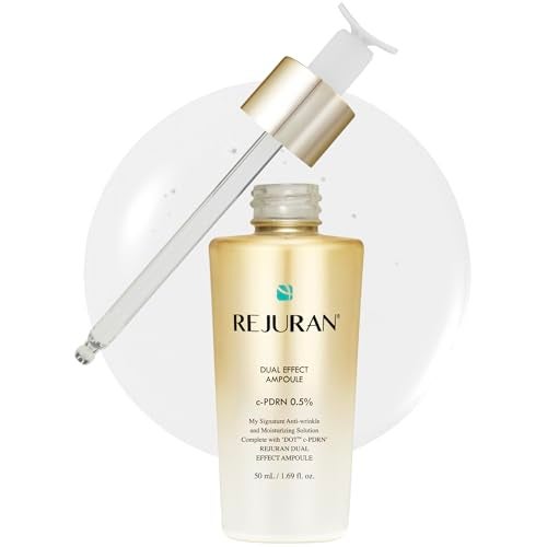 REJURAN أمبولة REJURAN ذات التأثير المزدوج DOT DUAL cPDRN بحجم أكبر سيروم وجه DNA السلمون لتجديد عميق وعناية بالتجاعيد ومرونة البشرة مع نتائج مضادة للشيخوخة مرئية للعناية بالبشرة الكورية 169 أونصة سائلة - Image 1