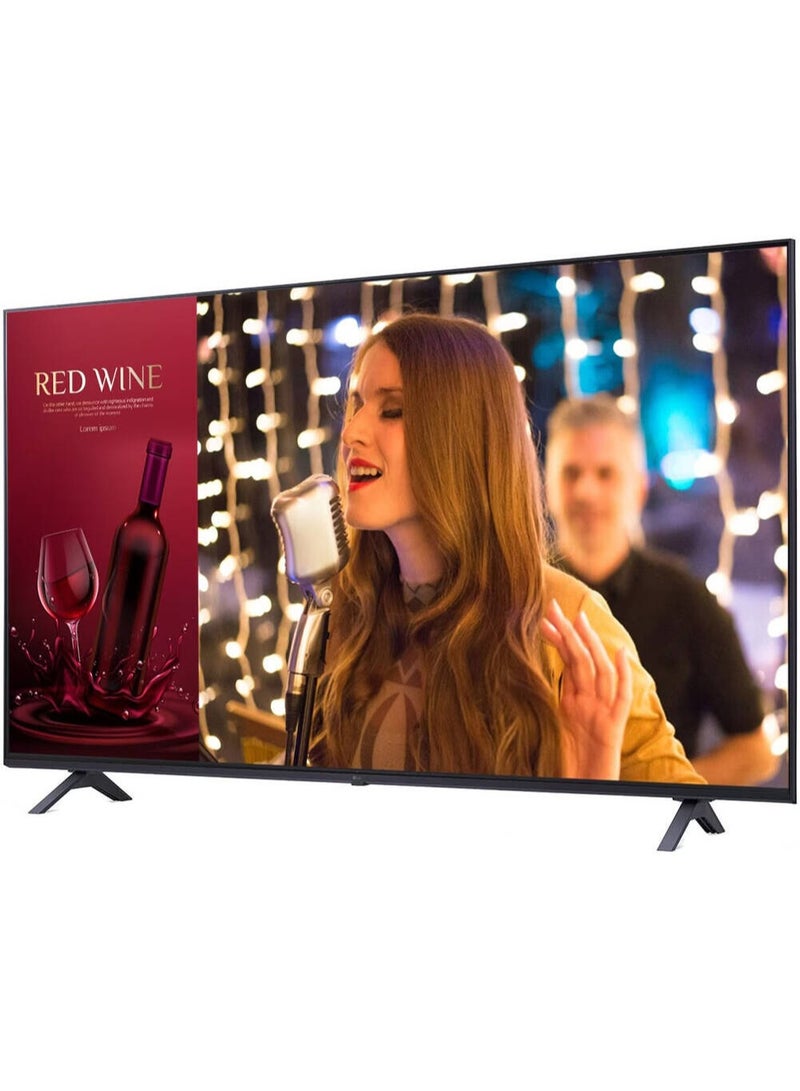 LG 86UR640S 86" 4K UHD Digital Signage TV, webOS 6.0, 1200:1 Contrast Ratio, 2.0ch Built-In Speakers, HDMI/USB/LAN, Mount Included, Black black - Image 2