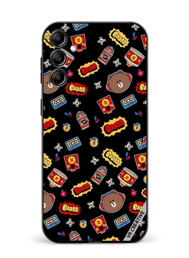 VR CREATIVE Protective Case Cover For Samsung Galaxy A14 5G/A14 Boom Design Multicolour - Image 1