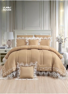Noomi Lisa bridal bedspread nefrin 8 pcs microfiber high-end lace  - Image 1