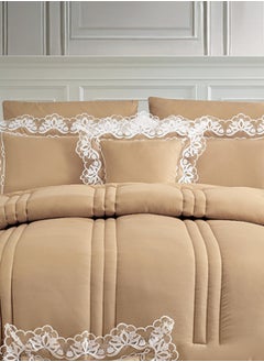 Noomi Lisa bridal bedspread nefrin 8 pcs microfiber high-end lace  - Image 3