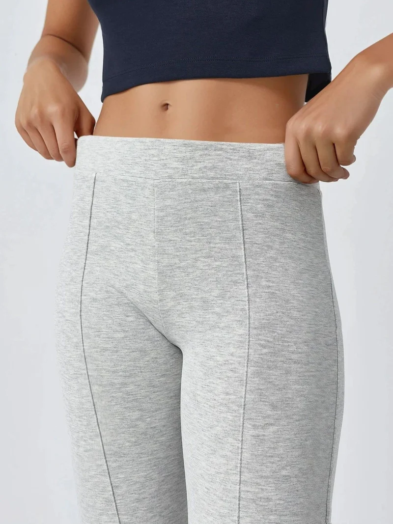 Busem BUSEM Ribbed Elastic Flare Pants