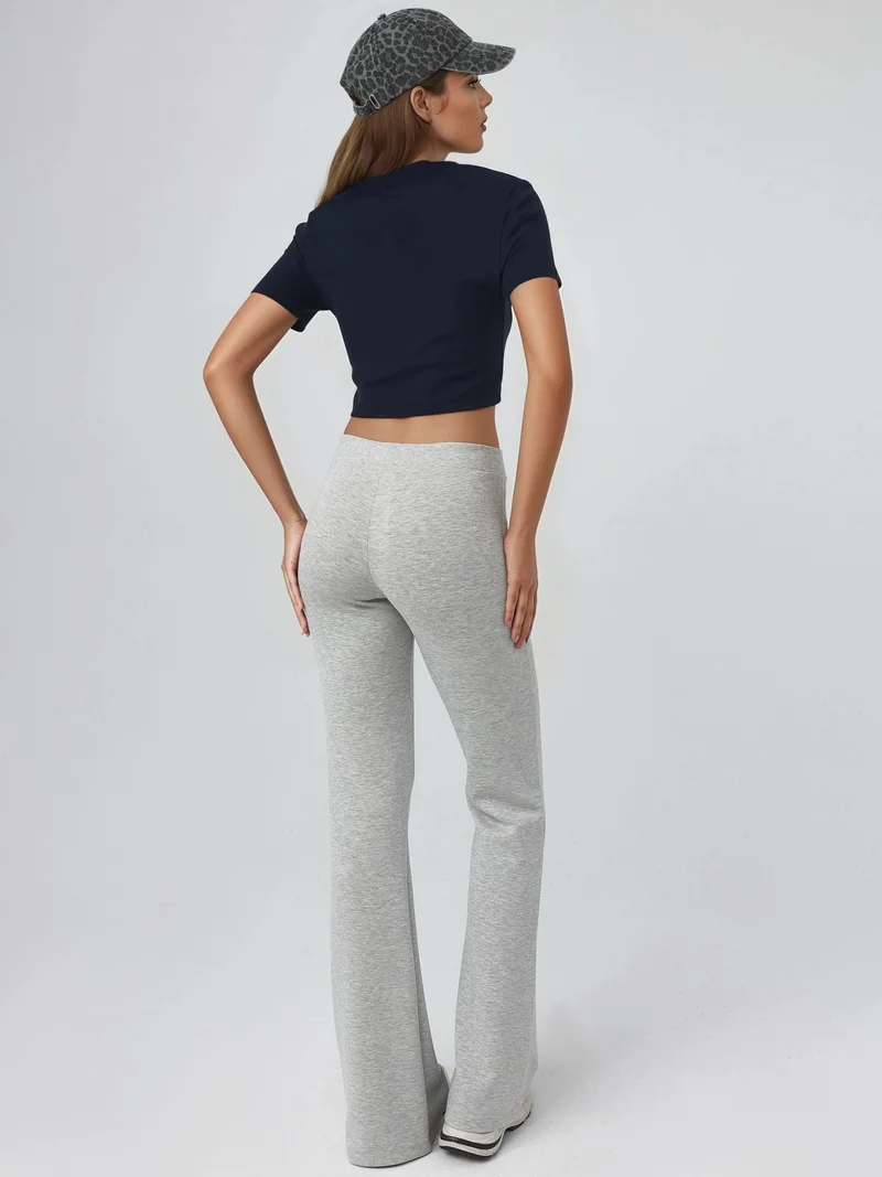 Busem BUSEM Ribbed Elastic Flare Pants