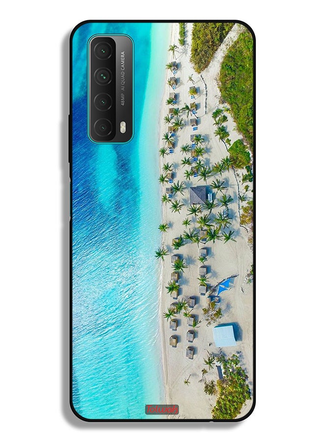 Tolwak Huawei P smart (2021) Protective Case Cover Beach - Image 2