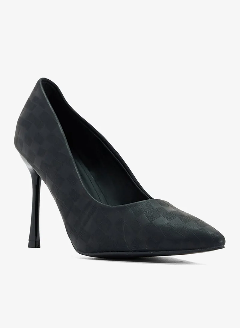 ELLA Woven High Heeled Pump