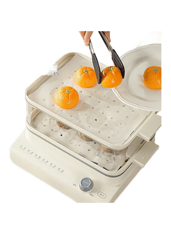 MAX COOK Maxcook Steamer Paper, Dumpling Liner, Steaming Paper, Steamer Rack Paper, Disposable, 50 Sheets, Square 30Cm, Mcpj5717 - Image 2