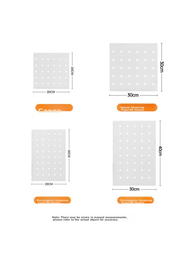 MAX COOK Maxcook Steamer Paper, Dumpling Liner, Steaming Paper, Steamer Rack Paper, Disposable, 50 Sheets, Square 30cm, Mcpj5717 - Image 3