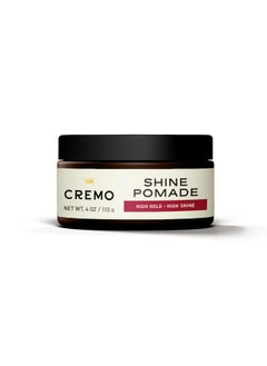cremo Cremo Premium Barber Grade Hair Styling Shine Pomade, High Hold & Shine, 4 Oz (Packaging May Vary)  - Image 4