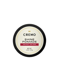 cremo Cremo Premium Barber Grade Hair Styling Shine Pomade, High Hold & Shine, 4 Oz (Packaging May Vary)  - Image 1