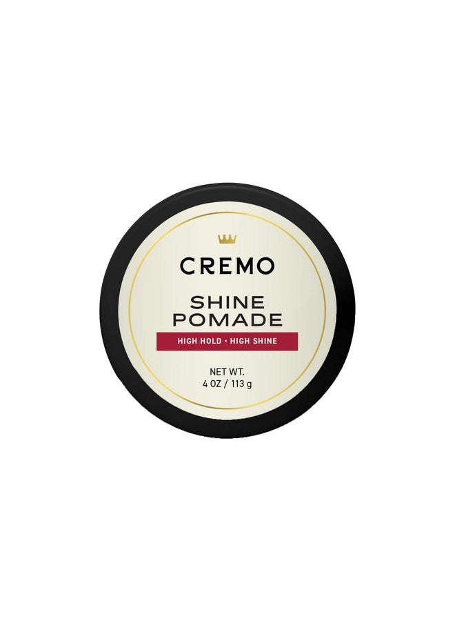Cremo Premium Barber Grade Hair Styling Shine Pomade, High Hold & Shine, 4 Oz (Packaging May Vary) - Image 1