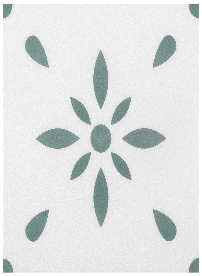 MORCART Peel & Stick Floor Tiles Vinyl Flooring 10 Sheets, 7.8"x7.8" , Decorative Tils for Wall, Floor, Kitchen, Bathroom, Pet House, Fireplace (Light Green) - Image 1