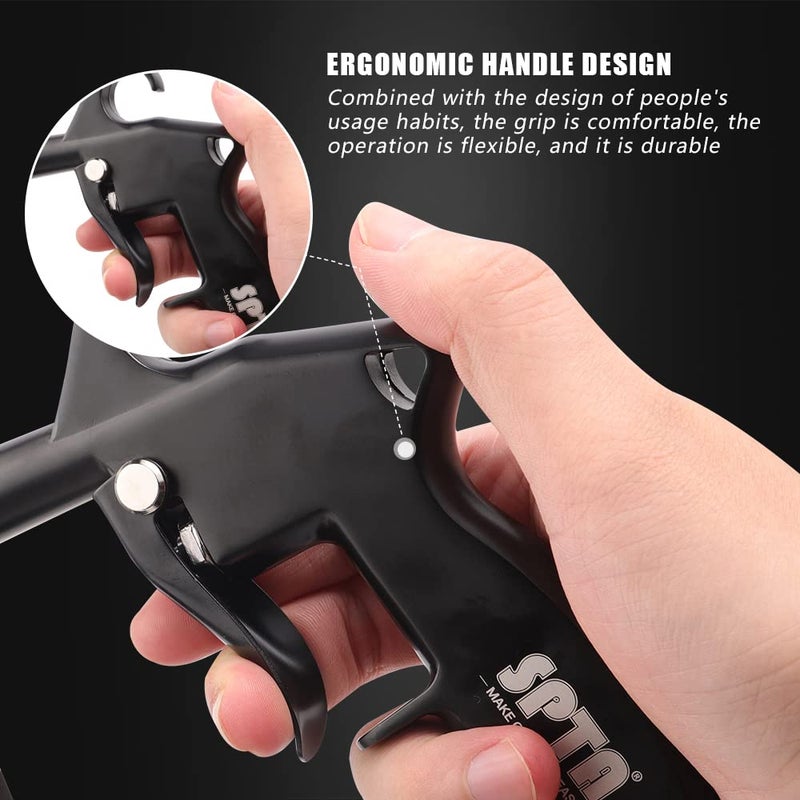 SPTA Car Cleaning Gun, Car Blow Gun Trumpet Head High Pressure Dryer Blow Gun, Car Cleaning Air Gun Kit, Vortex Air Cleaning Tool for Quickly Blasts Dirt and Dust from Surface - Image 3