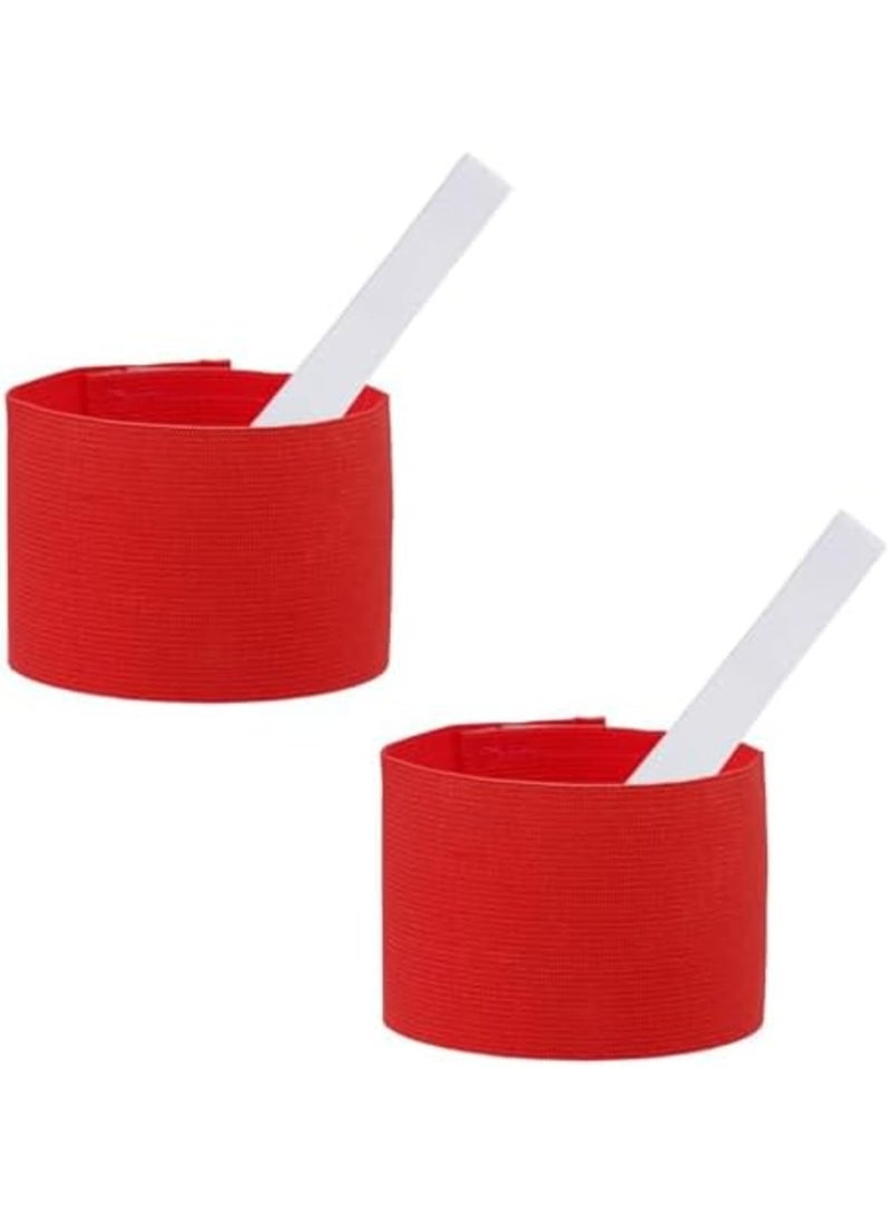 SYOSI 2 pcs Captain Armbands, Adjustable Armband for Team Sport Soccer Basketball Volleyball Club Team Competition Coach Players Wrist Arm Bands,7x34cm/2.75x13inch - Image 1