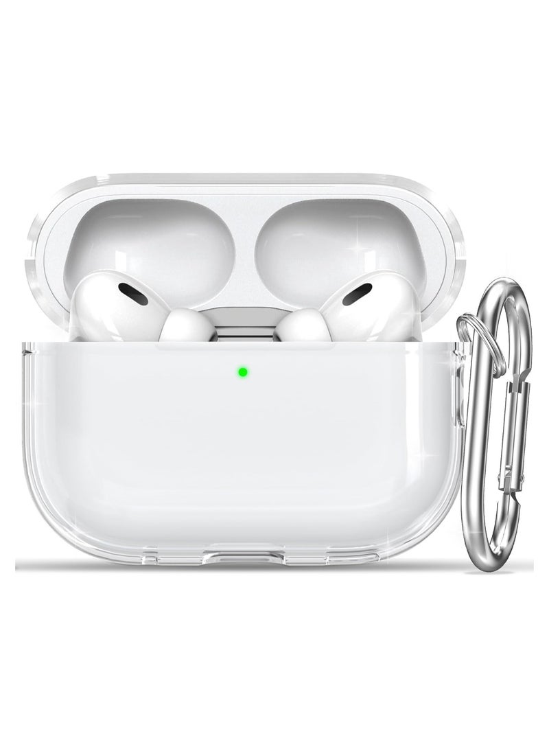 ACLIX AirPods Pro 3 Case, Soft TPU Clear Cover for AirPods Pro 3th Generation Case, AirPod Pro 3 case with Keychain - Image 1