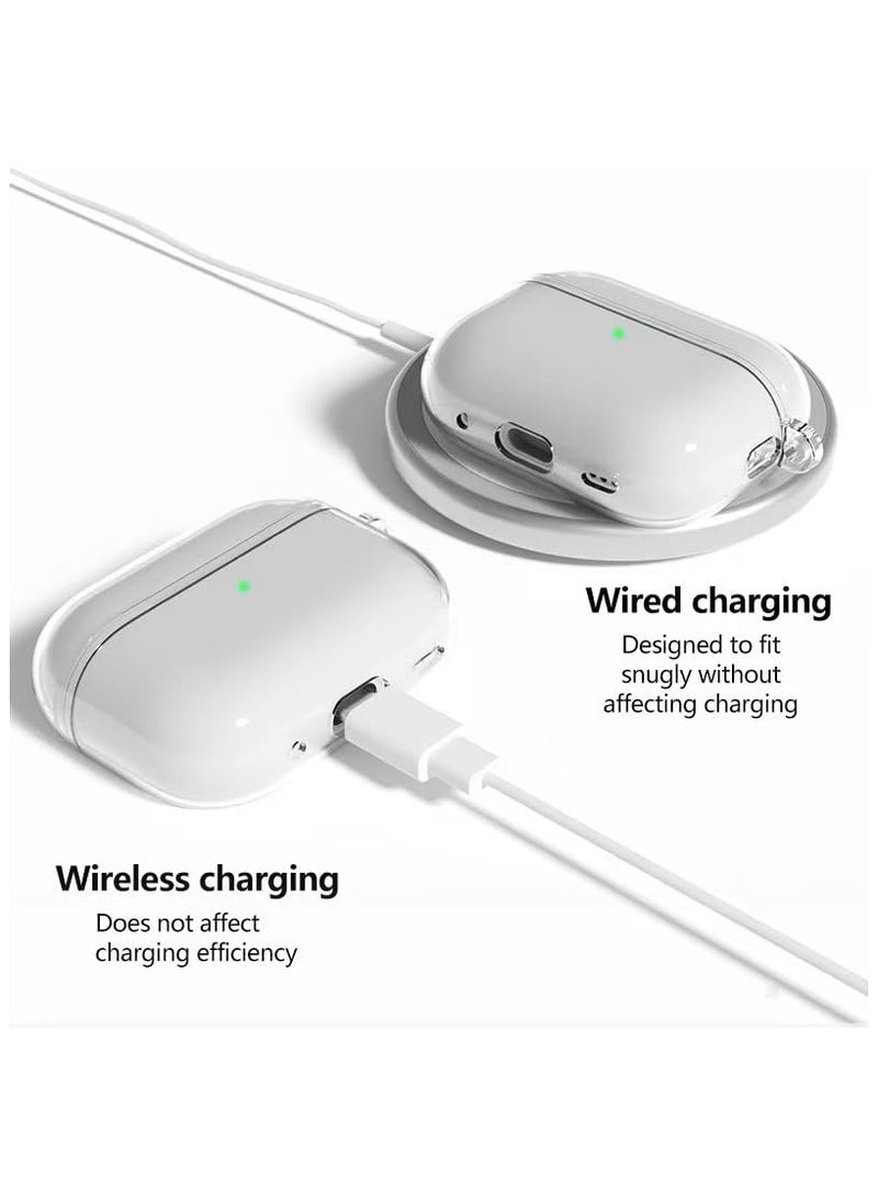 ACLIX AirPods Pro 3 Case, Soft TPU Clear Cover for AirPods Pro 3th Generation Case, AirPod Pro 3 case with Keychain - Image 4