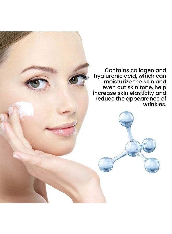 West&Month Moisturizing Tone-Up Cream, Collagen Hyaluronic Cream, Anti Aging Moisturizes Evens Skin Tone 30ml - Image 2