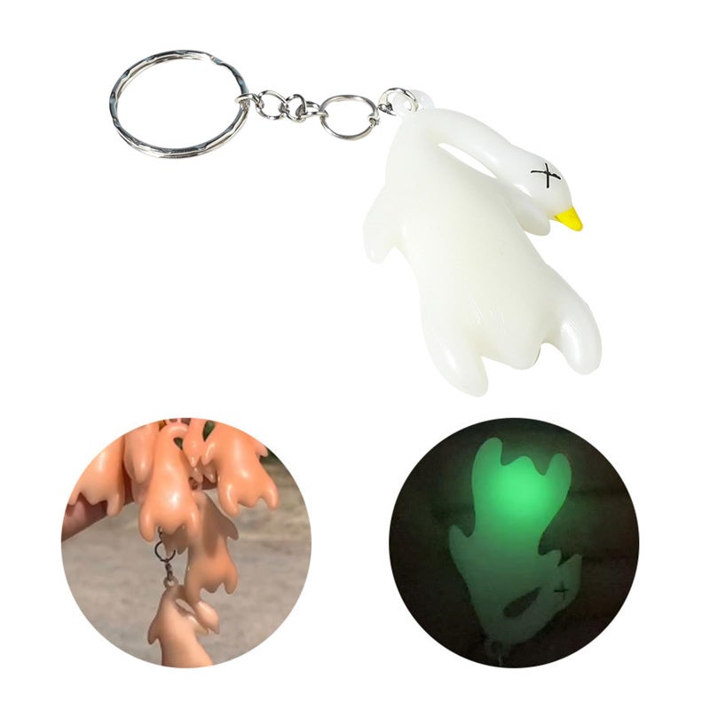 Color Changing UV Keychain Novelty Animal Pendant Car Bag Hanging Ornament Gift - Image 3