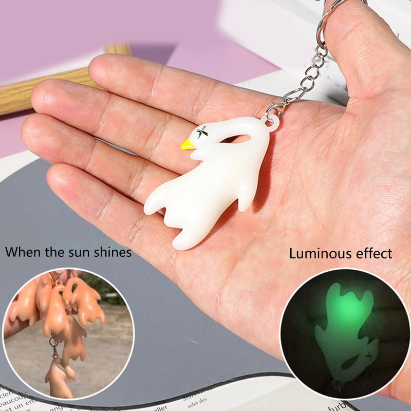 Color Changing UV Keychain Novelty Animal Pendant Car Bag Hanging Ornament Gift - Image 4