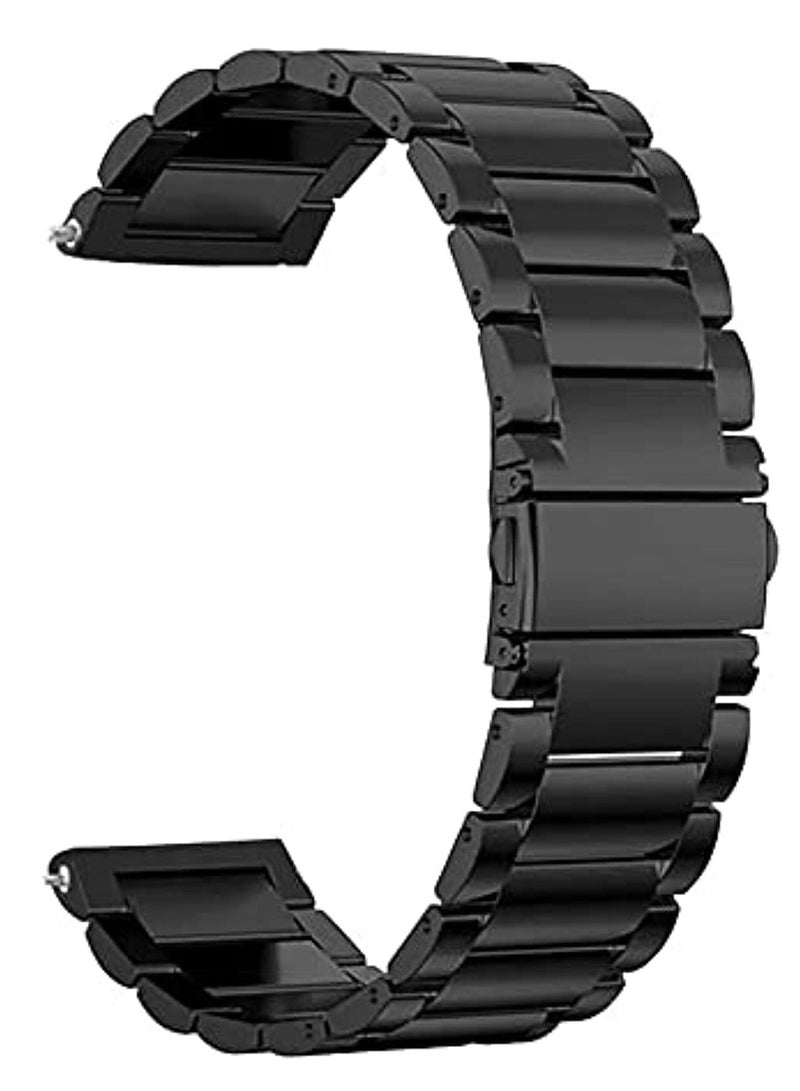 دادو سوار بديل من الفولاذ المقاوم للصدأ متوافق مع ساعة Sound Peats الذكية Pro 1 Watch 2 3 حزام من الفولاذ المقاوم للصدأ بطول قابل للتعديل