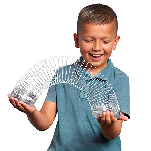 Slinky Just Play The Original Slinky® Brand Fidget Toy Pack: 1 Giant, 1 Classic, and 1 Slinky Junior Walking Metal Spring Toy, Kids Toys for Ages 5 Up - Image 2