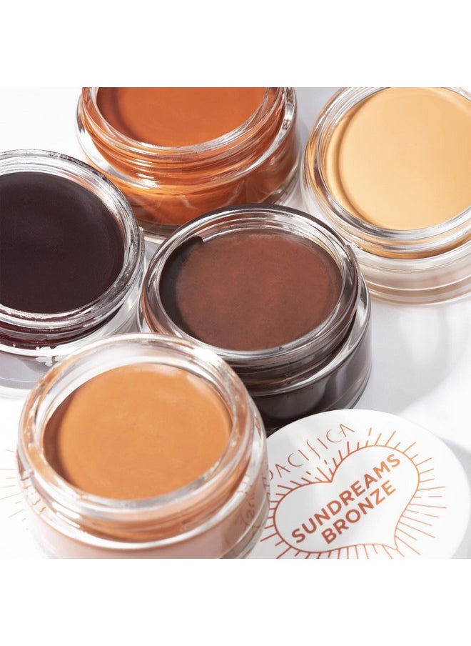 Pacifica Beauty ; Sun Dreams Matte Cream Bronzer + Contour Glow ; High Pigmented Formula Long Lasting ; Face + Body Makeup ; Lightweight Blendable Buildable ; Vegan Talc Free Cruelty Free  - Image 4