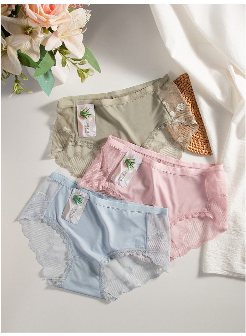 KUYING New Comfortable Skin friendly Breathable Underwear Set of 3 - Image 1