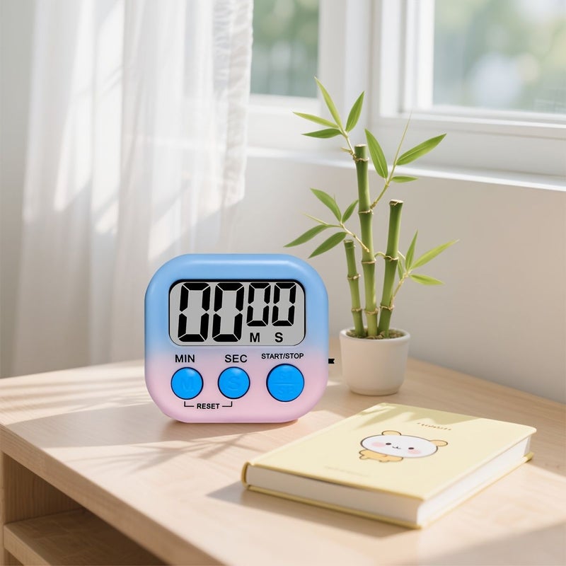 Pink Gradient Timer for Kitchen Cooking Exam Study Countdown - Image 1