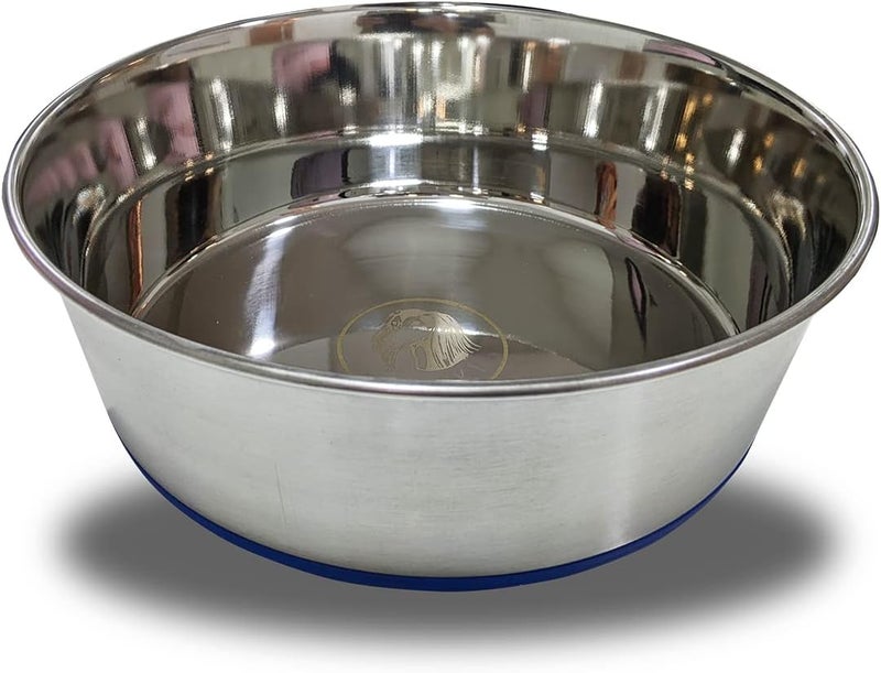 Saluki Medium Steel Bowl for Cats and Dogs - Image 1