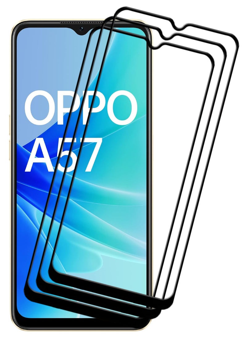 ACLIX 3 Pieces Antistatic ESD Dustproof Premium Quality High Definition Tempered Glass Screen Protector Designed For Oppo A57 - Image 1