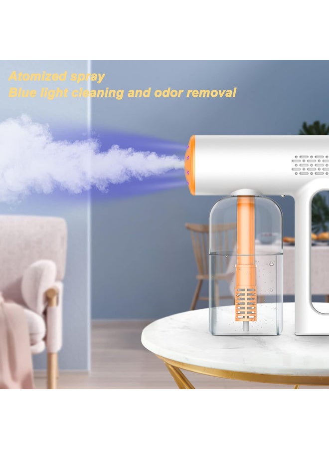 جهاز تبخير بالبخار، بخاخ ضباب يدوي، مزيل للروائح، ضوء أزرق، تحكم بزر واحد، تنقية هواء المطاعم - Image 5