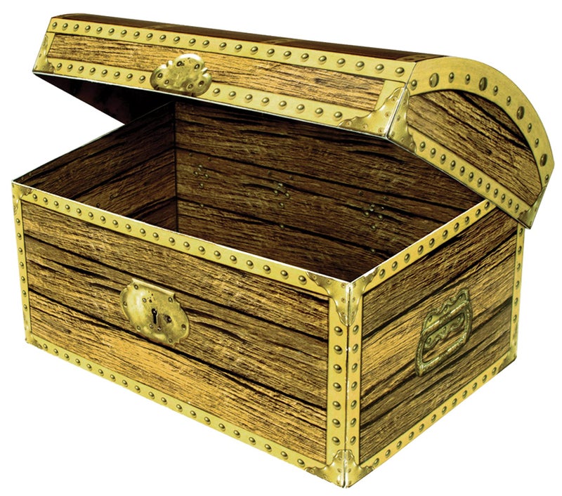 Treasure Chest Box Party Accessory 1 count 1Pkg