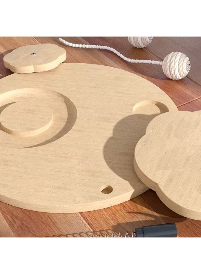 سيسلي لوح خدش للقطط مش بيقشر، عمود خدش للقطط، إطار تسلق للقطط، أداة للترفيه عن النفس وكسر الملل، لعبة قطط رأسية متكاملة. - Image 5