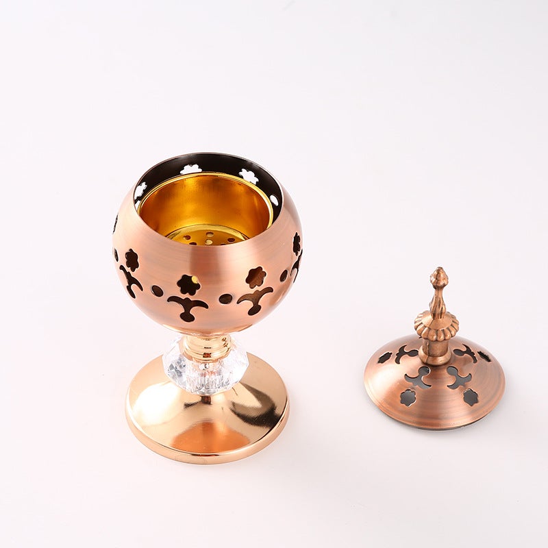 Modern European Hollow Iron Candle Holder incense burner - Image 4