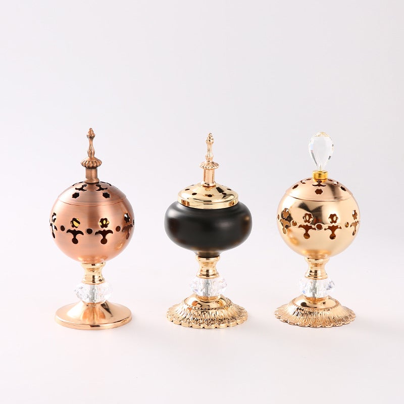 Modern European Hollow Iron Candle Holder incense burner - Image 2