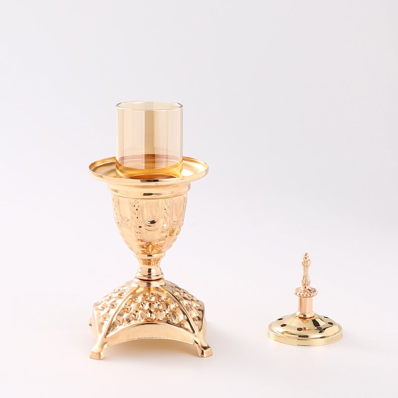 Modern European Hollow Iron Candle Holder incense burner - Image 3