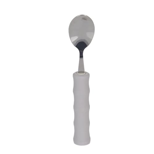 Sammons Preston Homecraft Lightweight Foam-Handled Grip Junior Soup Spoon, Adaptive Utensil for Children, Adults, Elderly, and Handicapped, Ergonomic Easy-to-Grip Handle, Ideal for Arthritis or Weak Grip - Image 1