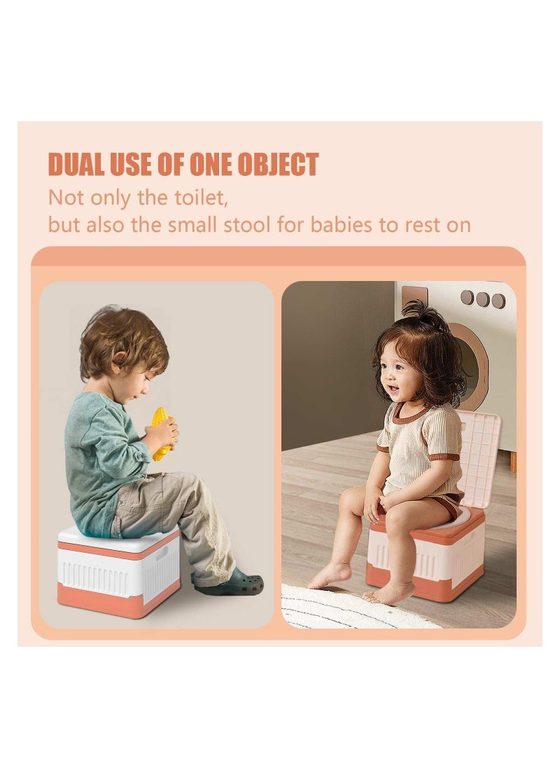 Y&D Foldable Potty, Portable Potty Seat for Toddler In Travel, Kids Training Toilet Seat, Moblie Car, Urgent Toilet, Camping, Outdoor, Indoor(1 Storage Bag + 20 Garbage Bags)  - Image 3