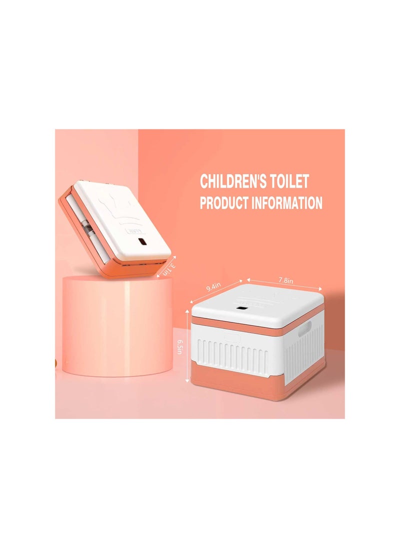Y&D Foldable Potty, Portable Potty Seat for Toddler In Travel, Kids Training Toilet Seat, Moblie Car, Urgent Toilet, Camping, Outdoor, Indoor(1 Storage Bag + 20 Garbage Bags)  - Image 4