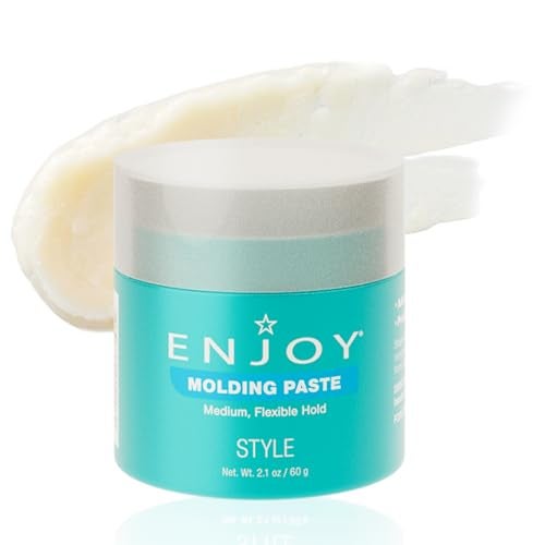 Enjoy Molding Paste  Non Greasy Flexible Moveable Texture  Medium Hold Incredible Shine All Day 21 Oz