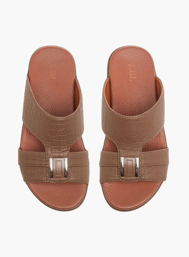 LBL by Shoexpress Metal Accent Slip-On Arabic Sandals
