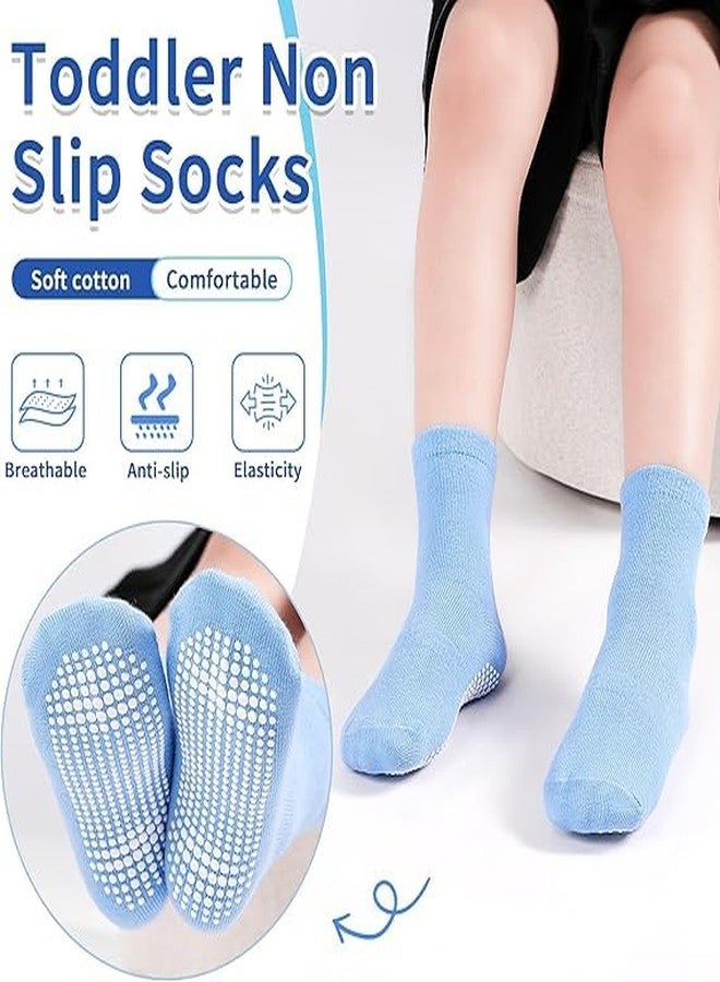 KANAKADHARA 4 Pairs Toddler Baby Socks for Boys & Girls | Non-Slip Ankle Grips for Crawling & Walking | Soft Combed Cotton | Anti-Skid, Breathable & Comfortable Socks | Age 0-3 Years (4 Pair) - Image 2