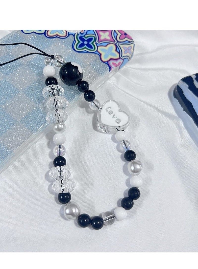 3 PCS Beaded Phone Charms Cute Beads Phone Lanyard Wrist Strap Aesthetic Cell Phone Keychain Cute Phone Charms for Women Girls - Image 4