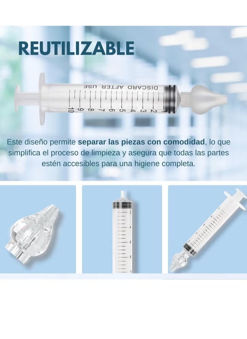 Gonice - 3 Nasal Wash Syringe for Baby and Adults - Baby Nasal Wash Syringe Baby Snot Syringe - Nasal Syringe for Baby - Nasal Aspirator for Baby - Image 1