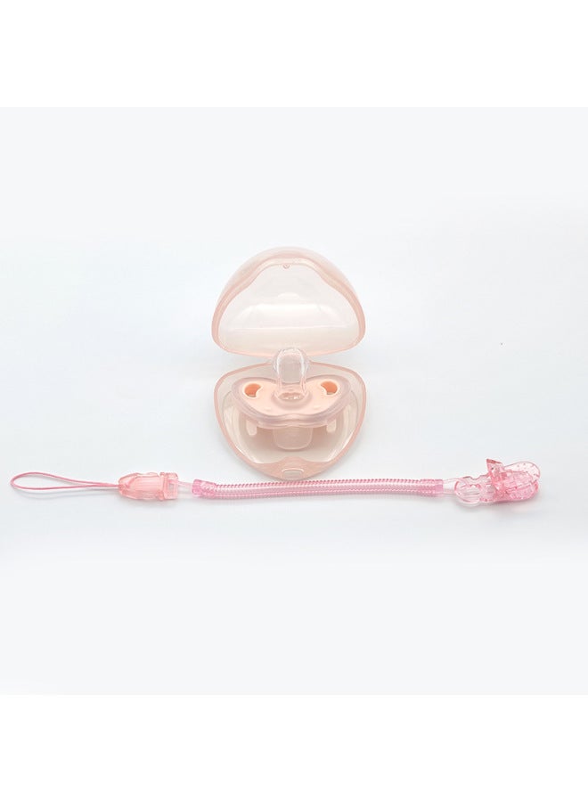 Flat Head Pacifier Manufacturers Directly Wide Mouth Apple Simulation Breast Milk Soft Real Baby