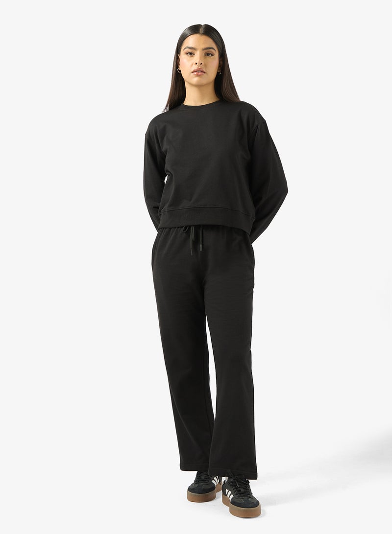 Ginger Basics Crew Neck Sweatshirt & Sweatpant Set - Image 5