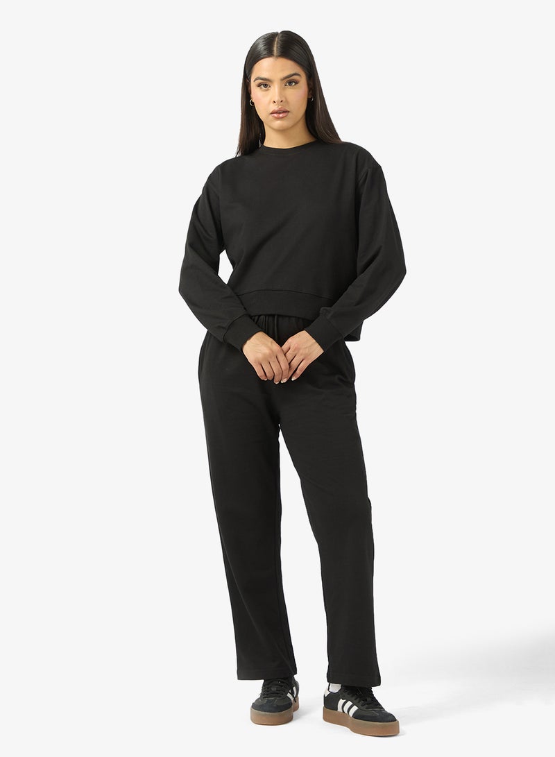 Ginger Basics Crew Neck Sweatshirt & Sweatpant Set - Image 1