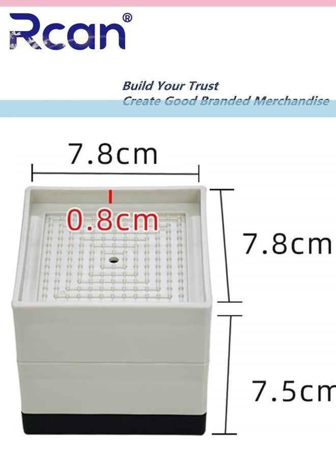 ركان 4 قطع من دعامات أقدام السرير، واقيات أرضية الأريكة، رافعات الأثاث القابلة للتعديل، رفع السرير، أرجل الأثاث، رافعات الأريكة، قاعدة دعم الأريكة، بلاستيك مانع للانزلاق - Image 2